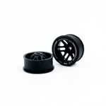 NXUSA-EVOAWD-F Nexx Racing “JUD” threaded carbon-fiber reinforced EVO AWD Flanged Front Wheels (2) pcs for Mini-Z - F8.5 OFFSET +2