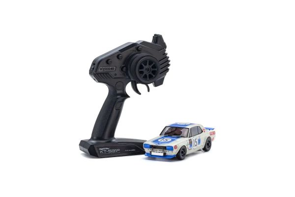 Kyosho MINI-Z AWD NISSAN SKYLINE 2000GT-R (KPGC10) Racing 1972 #15 - BLUE