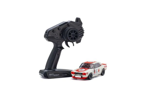 Kyosho MINI-Z AWD NISSAN SKYLINE 2000GT-R (KPGC10) Racing 1972 #6 - Red