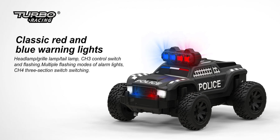 Turbo Racing C82 RTR POLICE CAR - HeliDirect