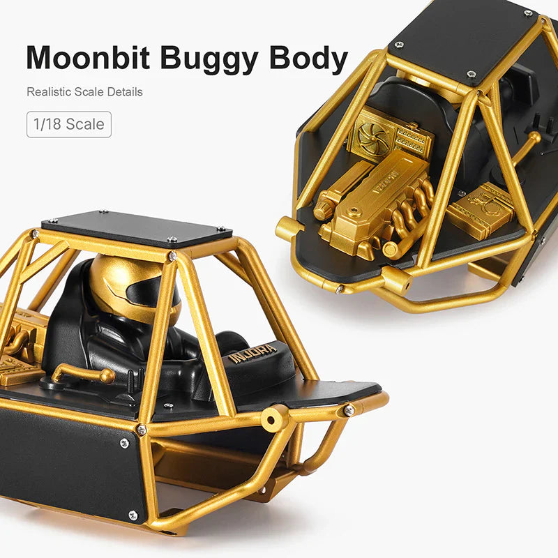 INJORA Moonbit Nylon Tube Buggy Body Kit for 1/18 RC Crawler TRX4M