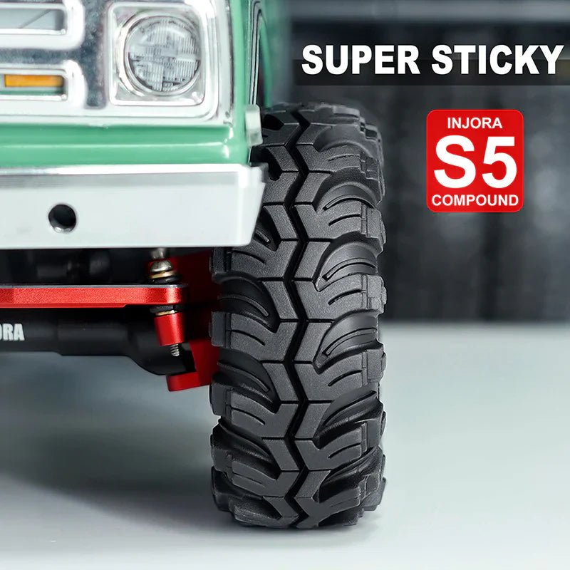 INJORA Mud Paw 1.0" M/T Tires (4) (52*19mm)