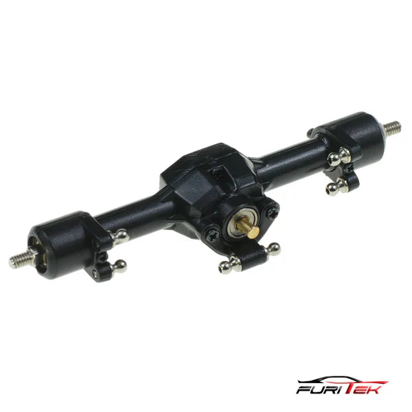 FURITEK COMPLETE PRE-BUILT REAR AXLE SET FOR FX132 1/32 SPARE PART