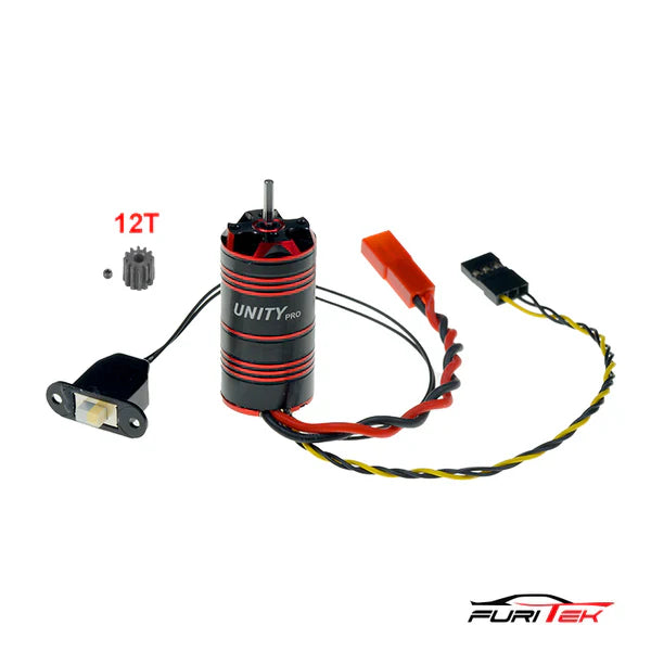 FURITEK UNITY PRO 3500kv 2-in-1 Micro FOC Brushless System for REDCAT ASCENT-18