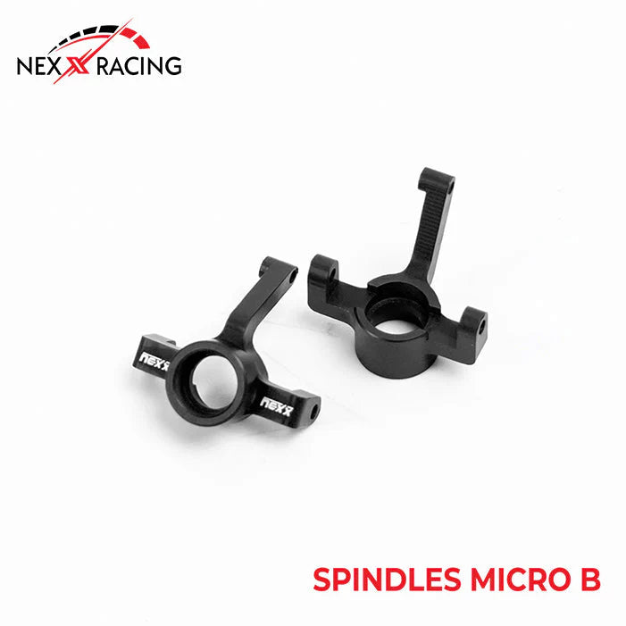 Losi 1/24 Micro-B 2WD Buggy RTR (Silver) With Nexx Racing Adjustable Turnbuckle Set, Caster Blocks, Spindles Micro-B & Rear Hub - Big Savings $22.53 Off