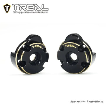 TREAL Brass Outer Portal Cover Heavy Weight 47.4g/Pair Front or Rear External Portal Housings (2P) for 1/18 Redcat Ascent 18 Crawler - HeliDirect