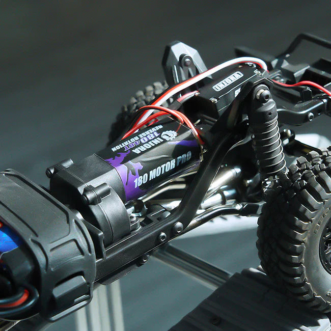 INJORA 180 PRO Brushed 48T Purple Motor with Steel Pinion for 1/18 TRX4M (INM11) - HeliDirect