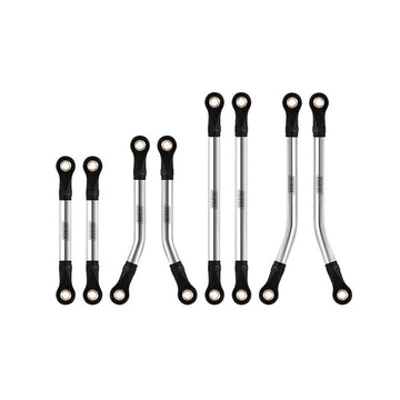 INJORA Stainless Steel High Clearance Links Set For 1/18 TRX4M - HeliDirect