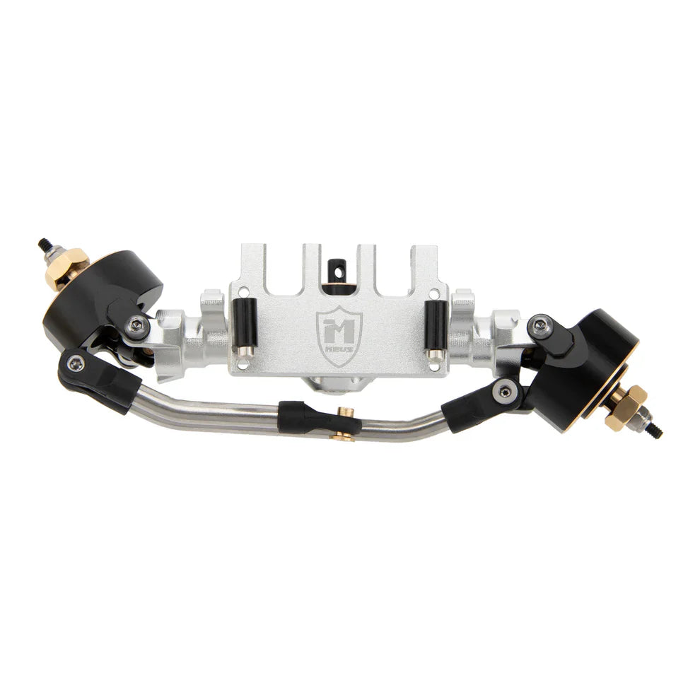 MEUS Racing SCX24 Metal V2 Isokinetic Front Rear Axles +5MM Isokinetic 3-Section CVD With 52° Steering Angle for 1/24 SCX24