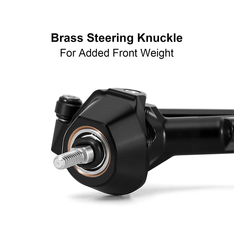 INJORA +3mm Planet Axles with Brass Steering Knuckles for 1/30 SCX30