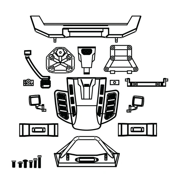 FURITEK FX118 KATANA BODY PARTS SET
