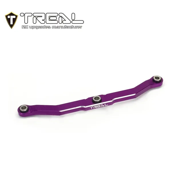 TREAL TRX-4M Front Steering Link, Aluminum 7075 CNC Machined Upgrades for 1/18 TRX-4M Defender Bronco - HeliDirect