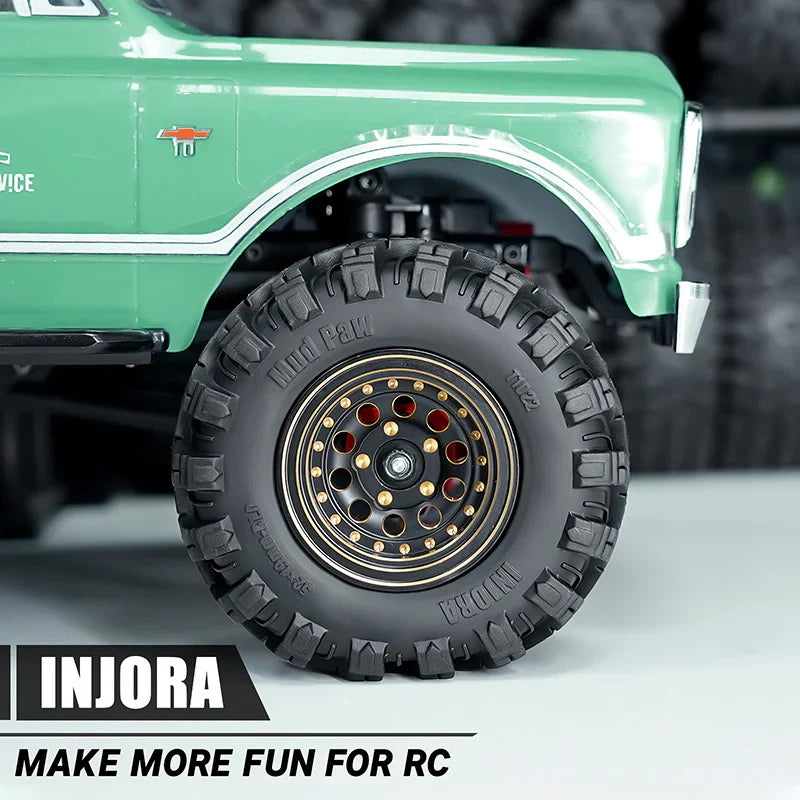 INJORA Mud Paw 1.0" M/T Tires (4) (52*19mm)