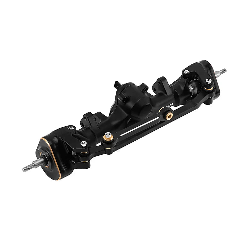 INJORA +4mm Planet Axles with Double Joint Shafts & Brass Steering Knuckles for 1/24 Axial SCX24