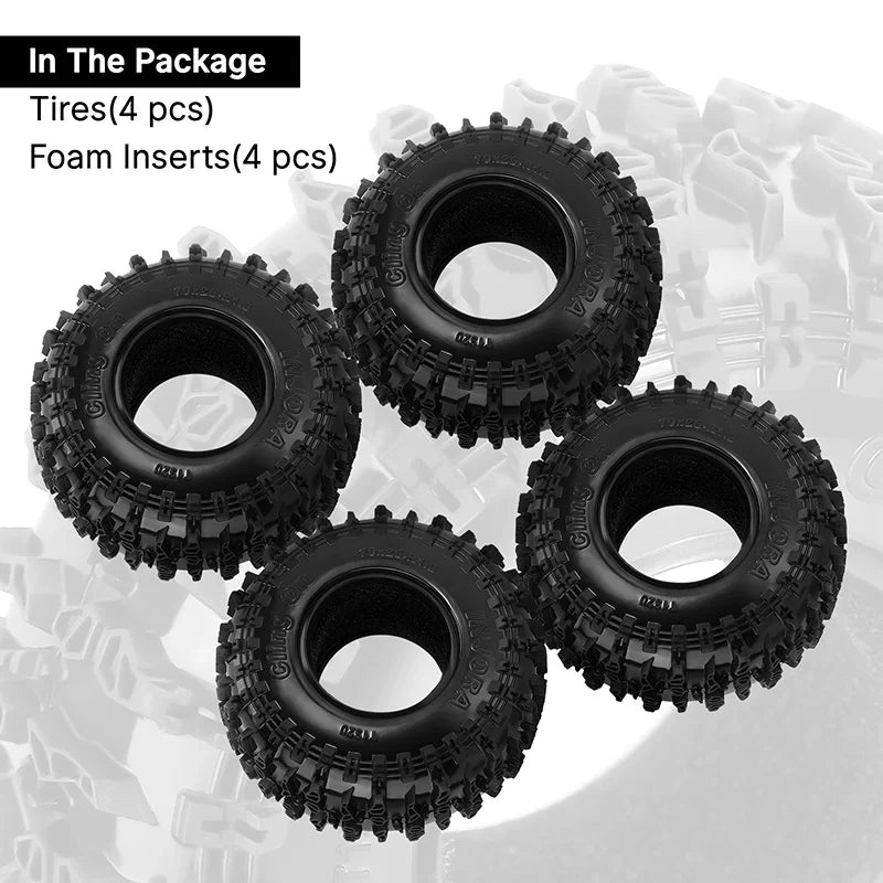 INJORA Cling On 1.3" Tires (4) (70*26mm) - HeliDirect
