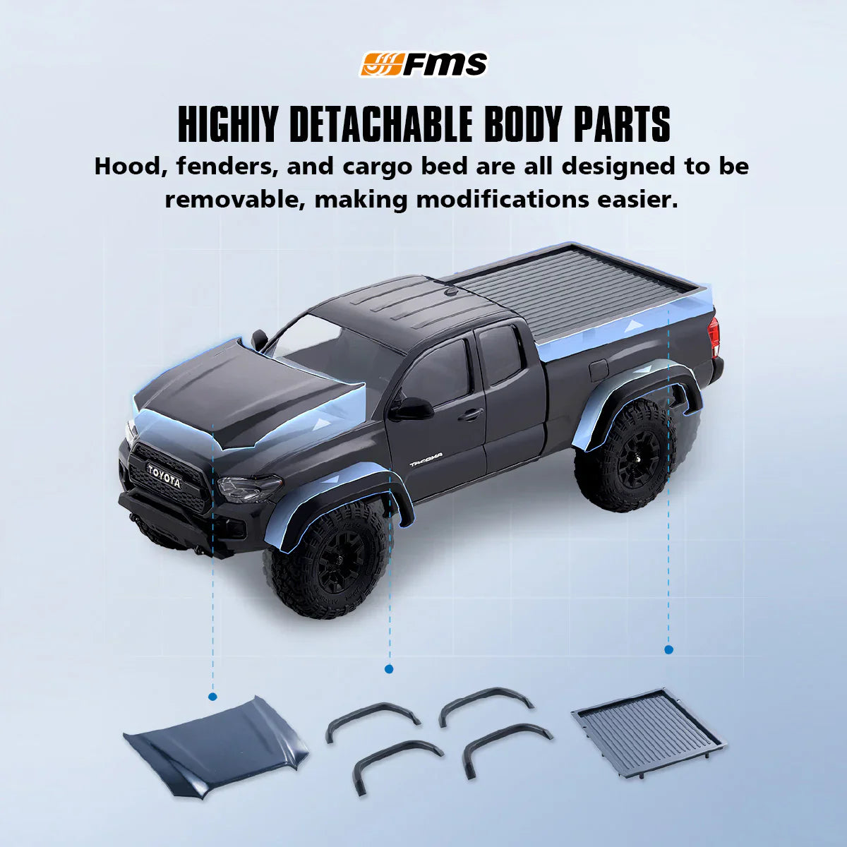 FMS 1:24 FCX24M Toyota Tacoma RTR