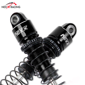 Nexx Racing 59mm Long Oil Shocks (4pcs) for 1/18 RC Crawler Redcat Ascent18 - BLACK