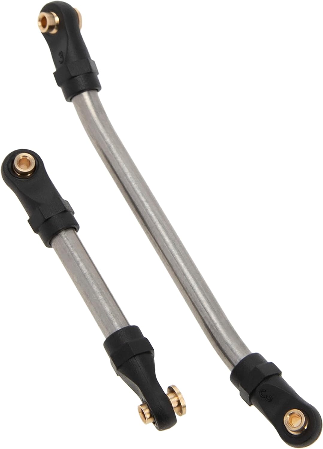 MEUS Racing Stainless Steel High Clearance Chassis Links Steering Links Set 10pcs 132mm Wheelbase for 1/24 Rock Crawler Car SCX24 C10 Bronco Wrangler - HeliDirect