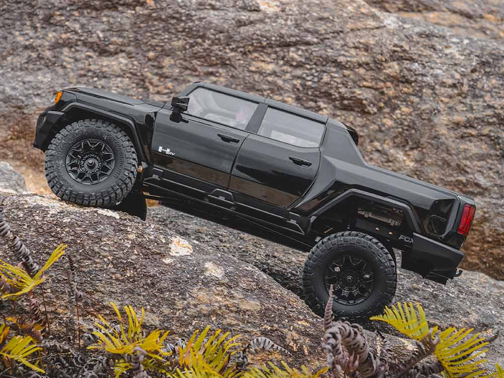 FMS 1:18 FCX18 Hummer EV Pickup Truck RTR - BLACK