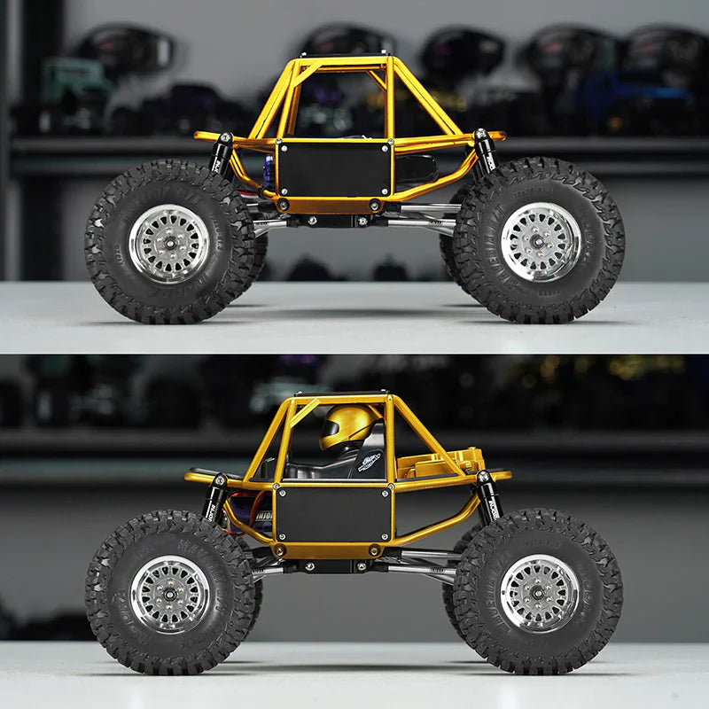 INJORA Moonbit Nylon Tube Buggy Body Kit for 1/18 RC Crawler TRX4M