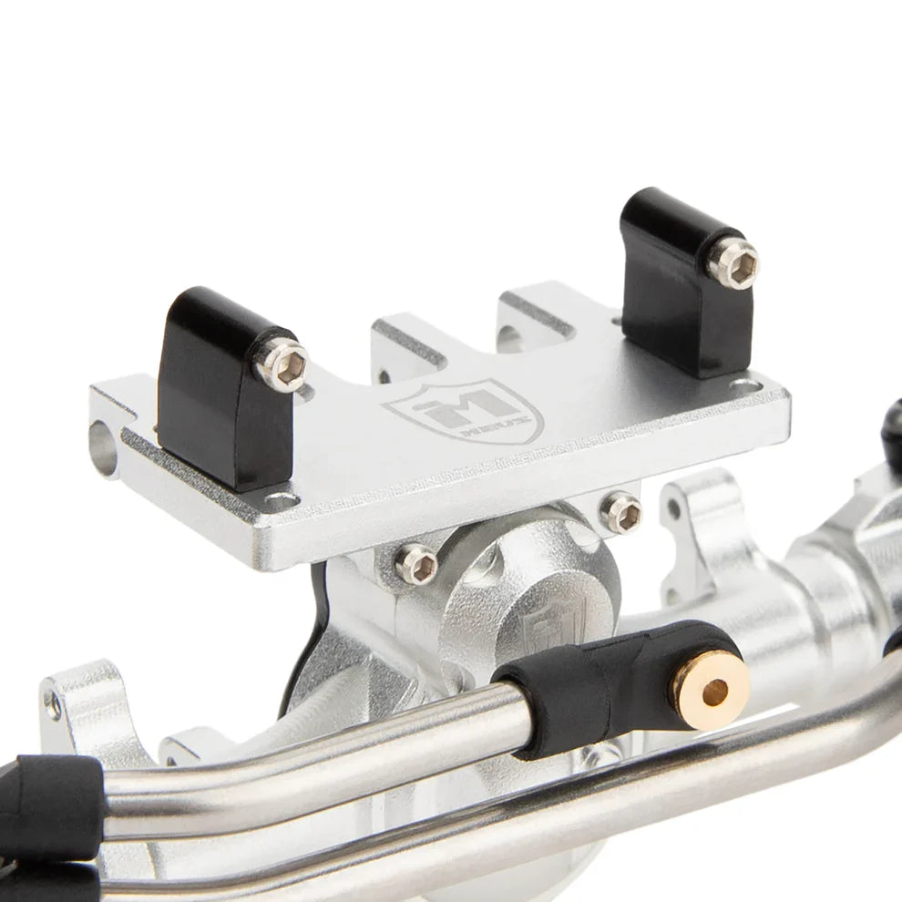 MEUS Racing SCX24 Metal V2 Isokinetic Front Rear Axles +5MM Isokinetic 3-Section CVD With 52° Steering Angle for 1/24 SCX24
