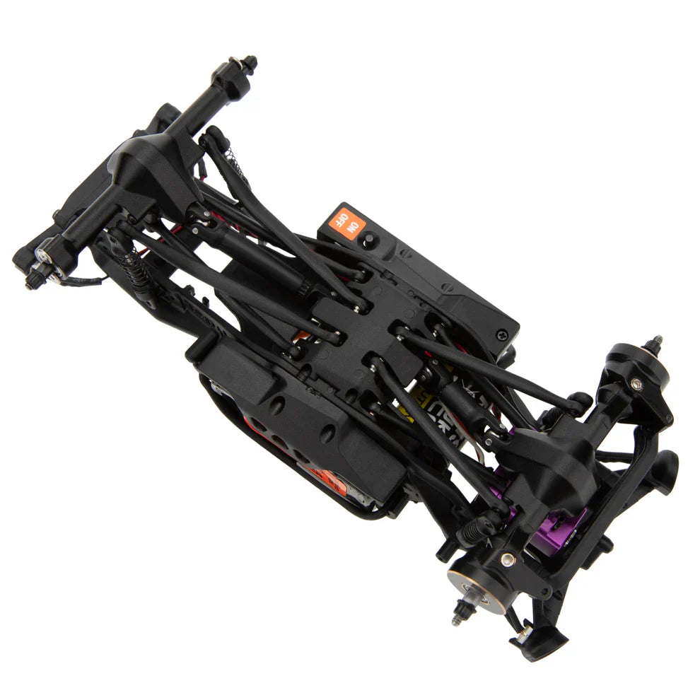 MEUS Racing SCX30 Axle Housing with Diff Covers and Steering Knuckles for Axial SCX30