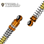 TREAL AX24 Shocks 53mm Aluminum Threaded Shock Adjustable Absorber Oil Damper compatible with 1/24 Axial AX24 XC-1 Upgrades (ORANGE) - HeliDirect