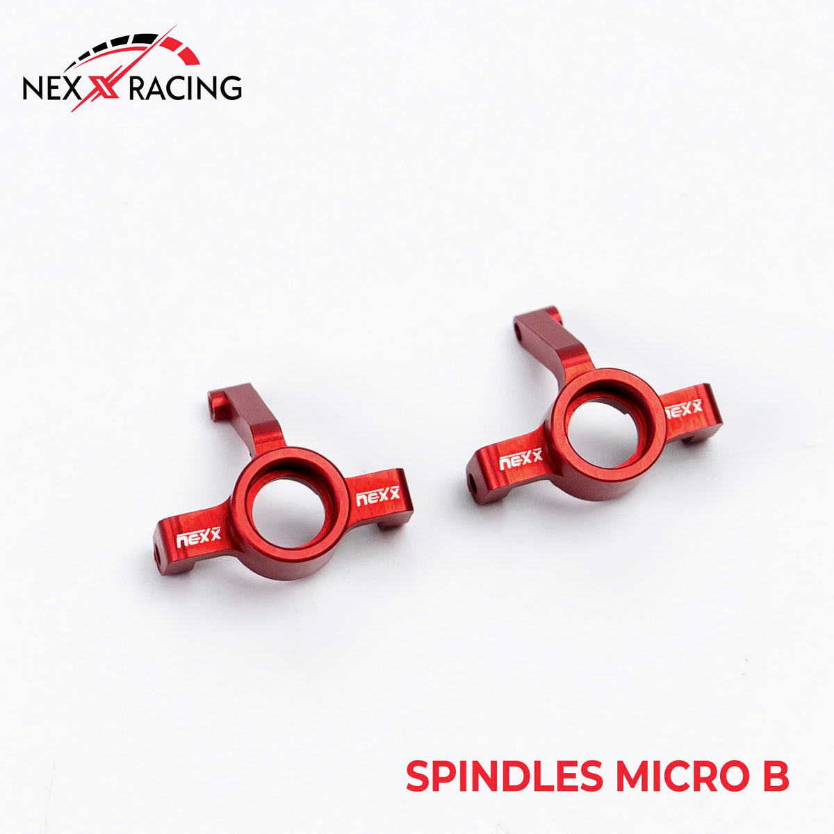 Nexx Racing Aluminum Spindles Micro-B - RED