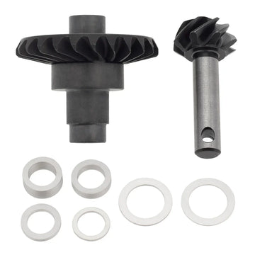 MEUS Racing Overdrive Underdrive Steel Helical Diff Axle Gears For 1/10 SCX10 II SCX10 III SCX10 Pro AR44, AR45 Axles