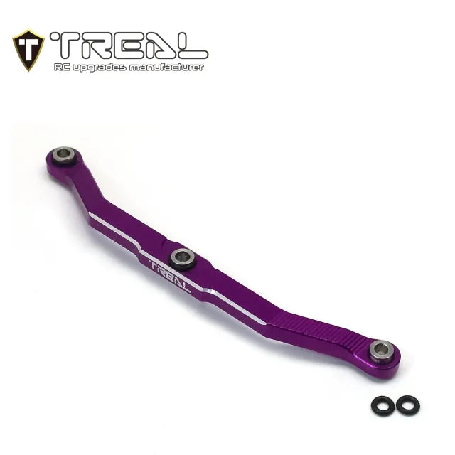 TREAL TRX-4M Front Steering Link, Aluminum 7075 CNC Machined Upgrades for 1/18 TRX-4M Defender Bronco - HeliDirect