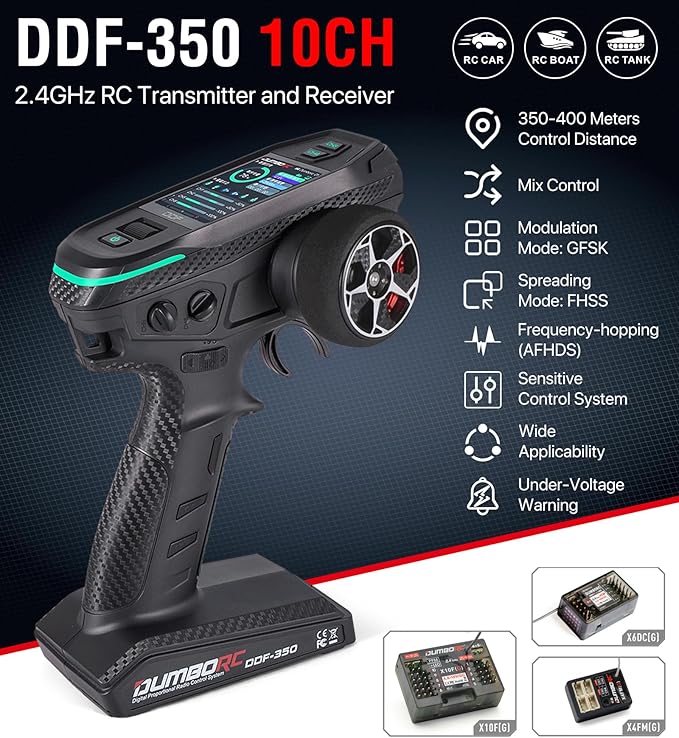 DUMBORC DDF-350 Surface Radio W/ P10F Receiver