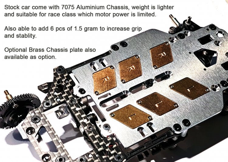 Atomic MRV 1:28 V-Link RWD Chassis Kit (No Electronic)