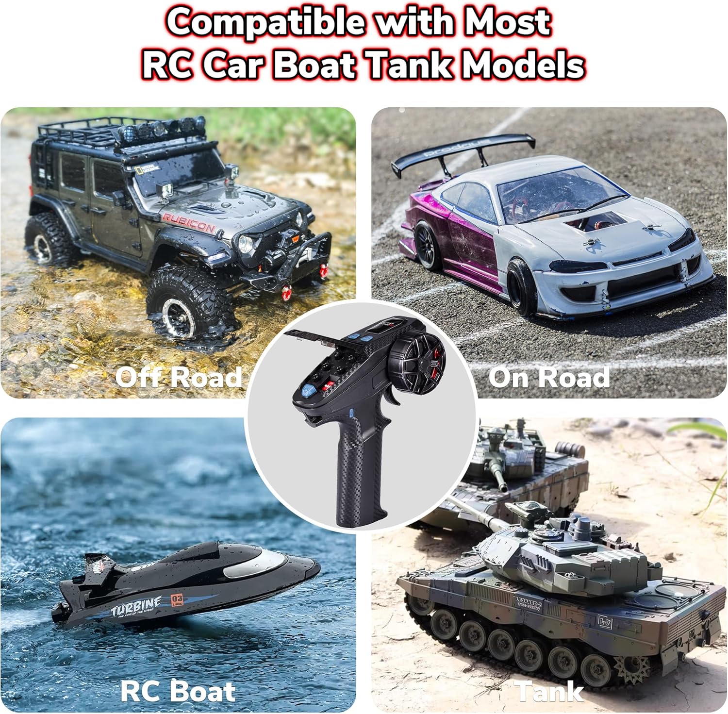 DUMBORC X6PM-350 2.4GHz 6CH Surface Radio with X6FG Gyro Receiver