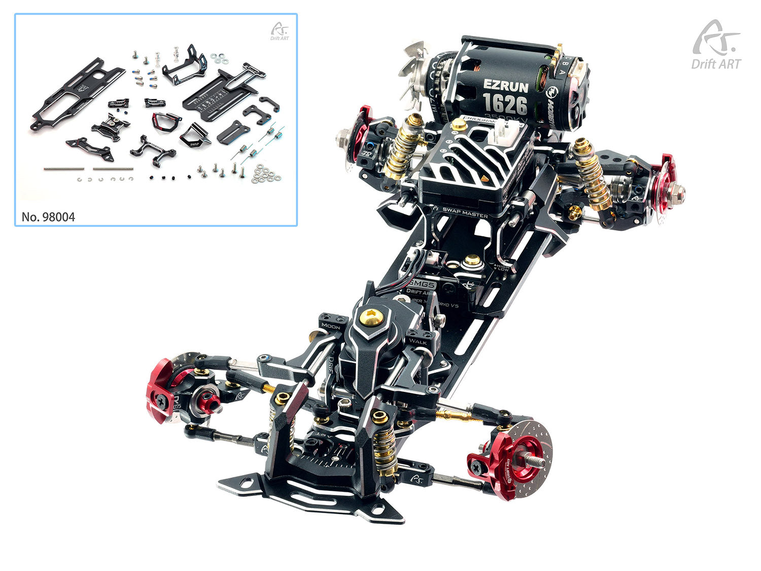 Drift ART DA4 Conversion Set With New Metal Options For DA3/DA3S