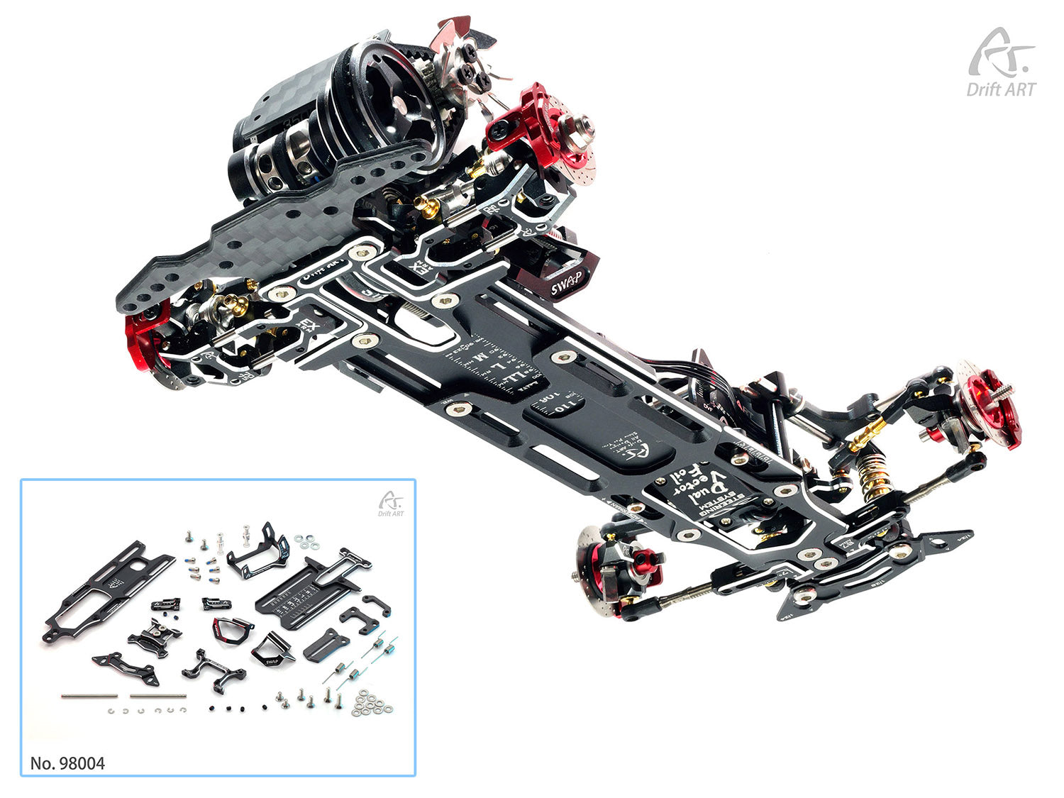 Drift ART DA4 Conversion Set With New Metal Options For DA3/DA3S