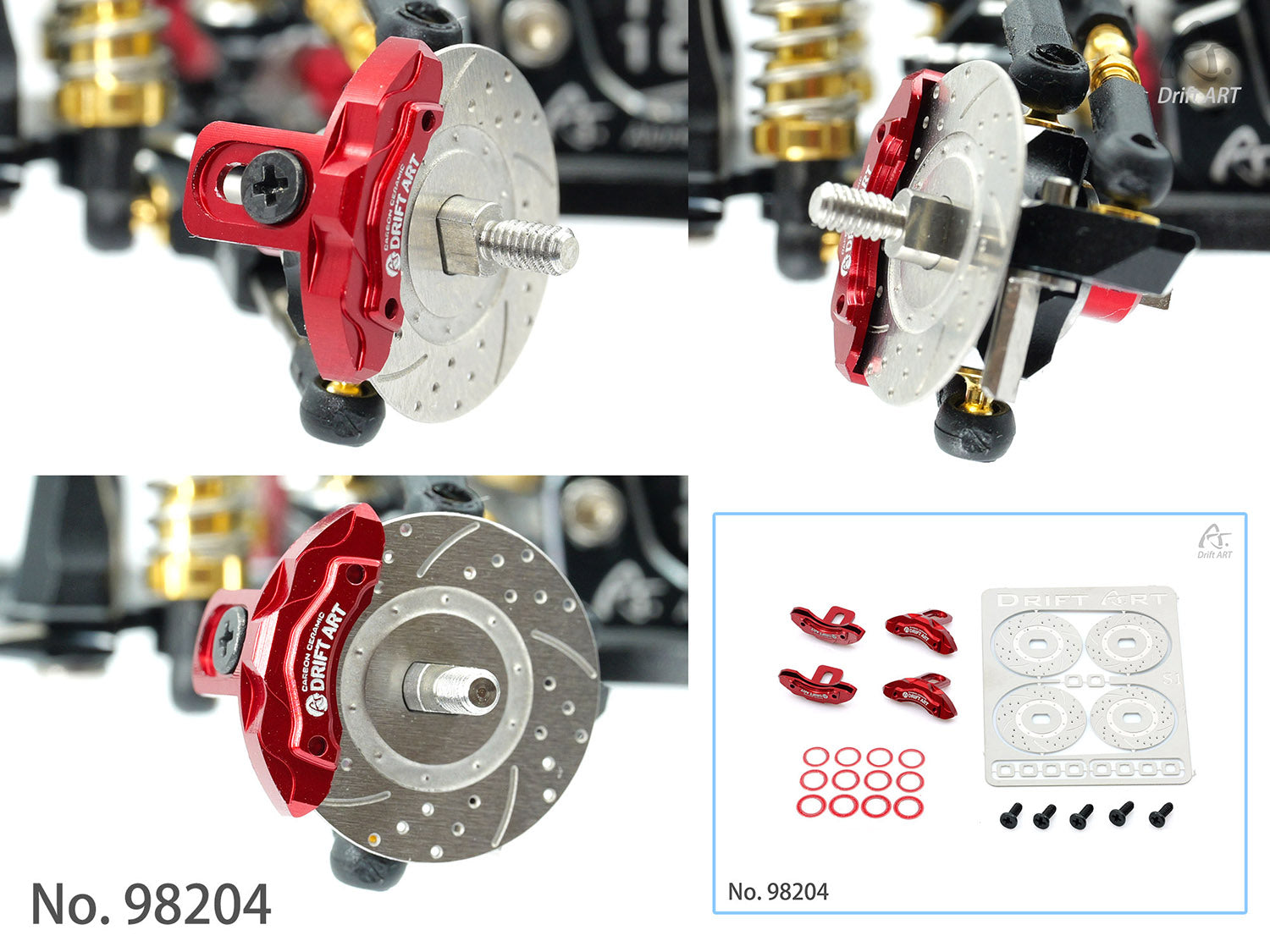 Drift ART CNC Alu Simulation Brake System For DA3/DA3S