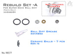 DriftART Super Dove Ball Diff Rebuild Set A (Parts Only) For DA4/DA3