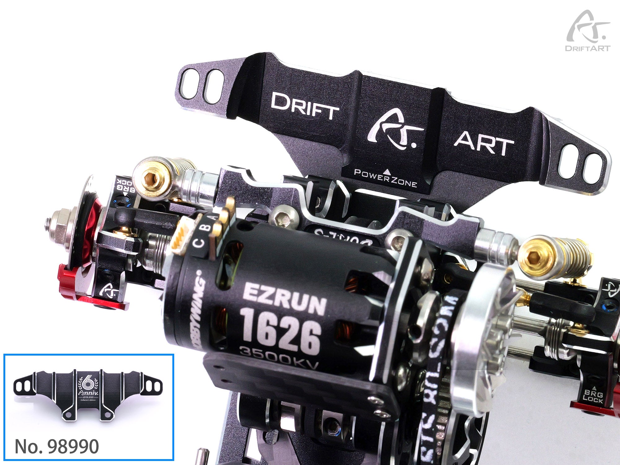 DriftART 6th Anniversary CNC Alloy Rear Diffuser – Collector's Edition For DA4