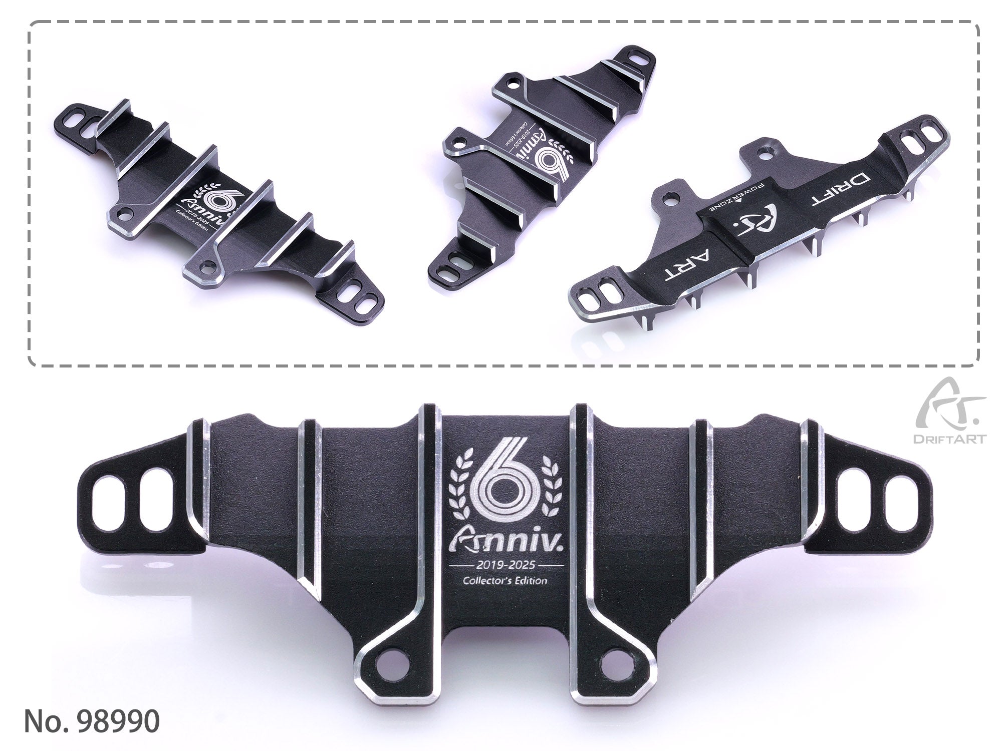 DriftART 6th Anniversary CNC Alloy Rear Diffuser – Collector's Edition For DA4