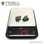 TREAL Brass Front Steering Knuckles Inner Portal Covers Housing 27g/Pair Weights Upgrades for 1/18 Redcat Ascent 18 Crawler - HeliDirect