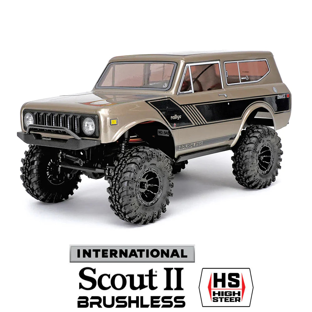 Redcat Ascent-18 International Scout II Brushless - 1/18 Scale Brushless Electric Rock Crawler