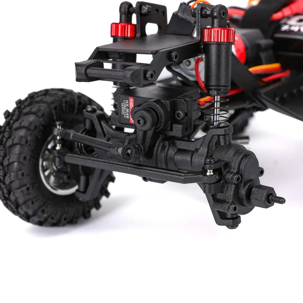 Redcat Ascent-18 International Scout II - 1/18 Scale Brushed Electric Rock Crawler - Orange