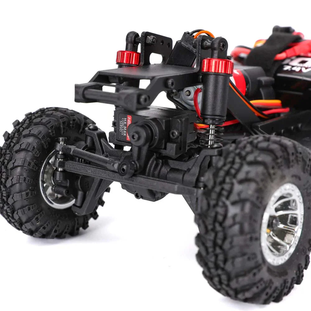 Redcat Ascent-18 International Scout II - 1/18 Scale Brushed Electric Rock Crawler - Orange