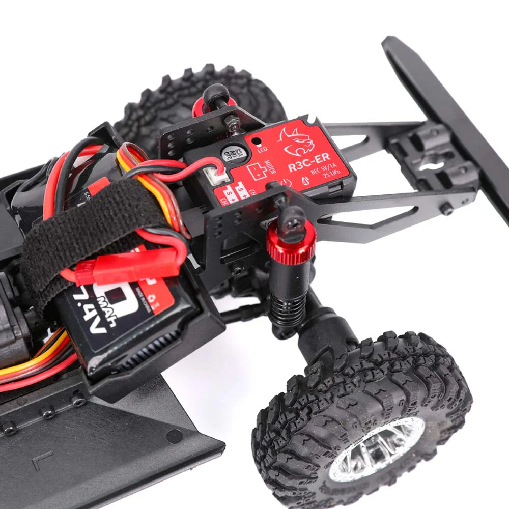 Redcat Ascent-18 International Scout II - 1/18 Scale Brushed Electric Rock Crawler - Orange