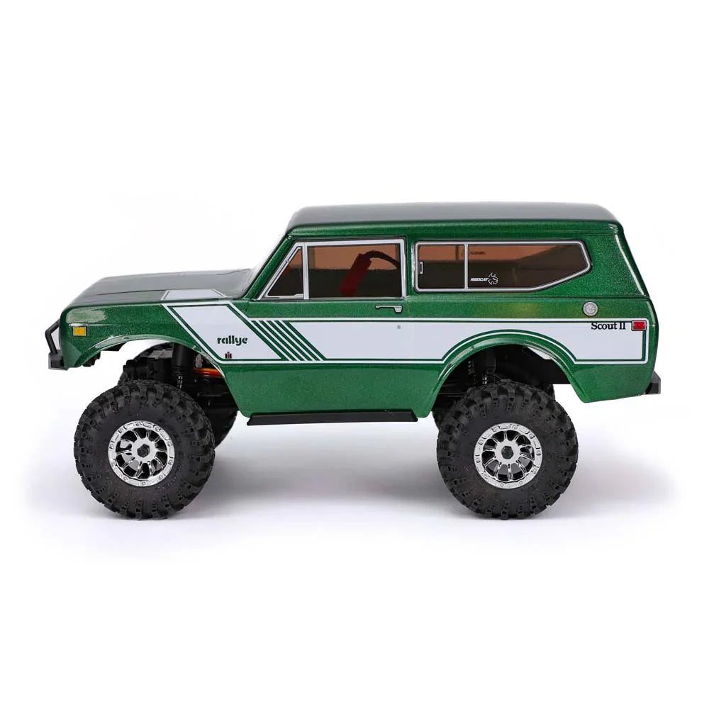 Redcat Ascent-18 International Scout II - 1/18 Scale Brushed Electric Rock Crawler - Green