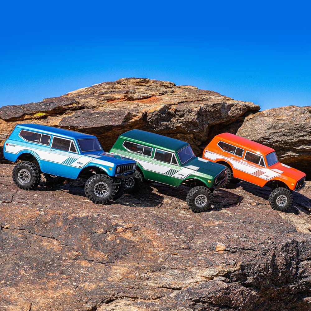 Redcat Ascent-18 International Scout II - 1/18 Scale Brushed Electric Rock Crawler - Green