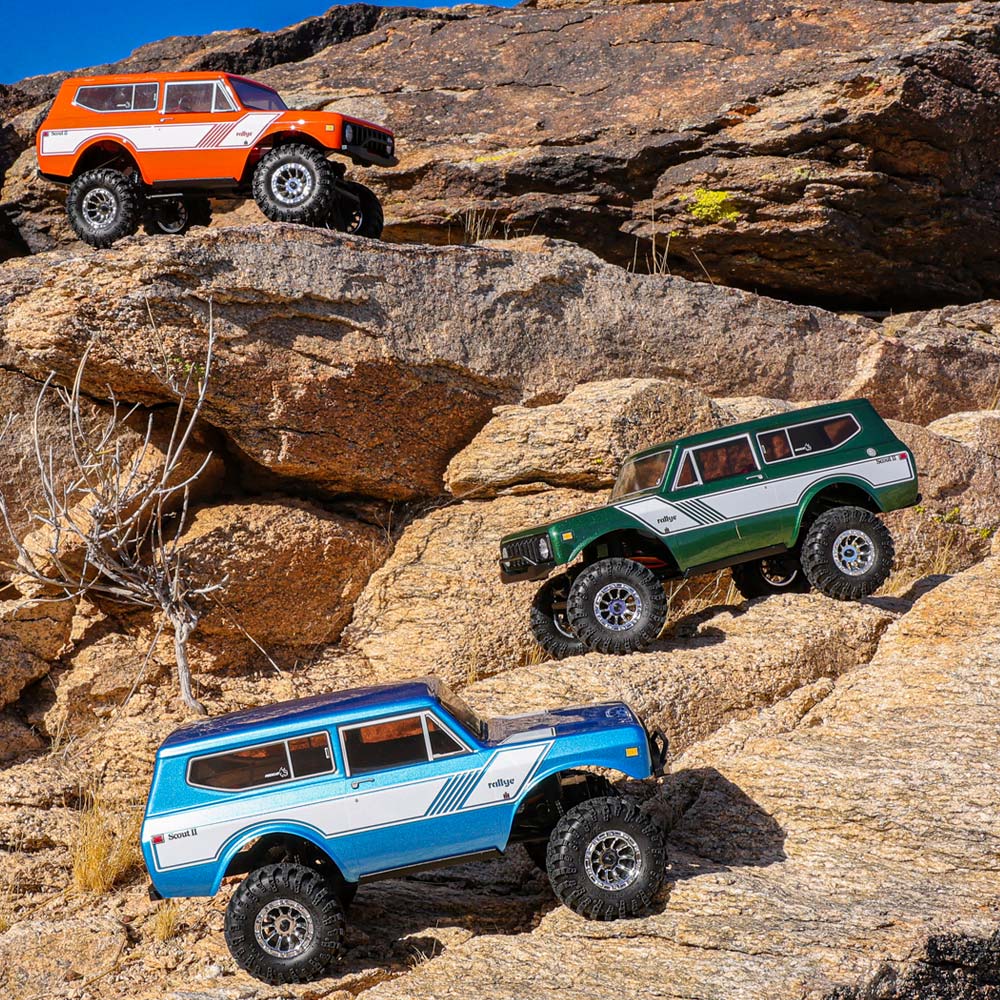Redcat Ascent-18 International Scout II - 1/18 Scale Brushed Electric Rock Crawler - Orange