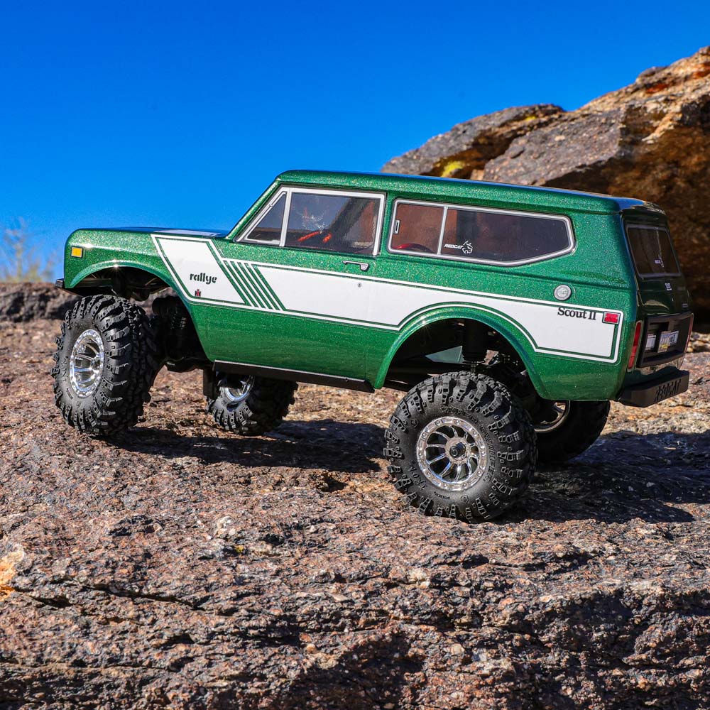 Redcat Ascent-18 International Scout II - 1/18 Scale Brushed Electric Rock Crawler - Green