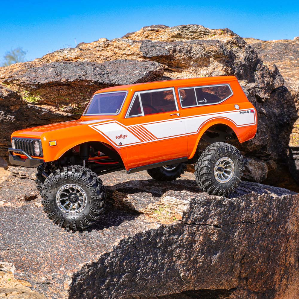 Redcat Ascent-18 International Scout II - 1/18 Scale Brushed Electric Rock Crawler - Orange