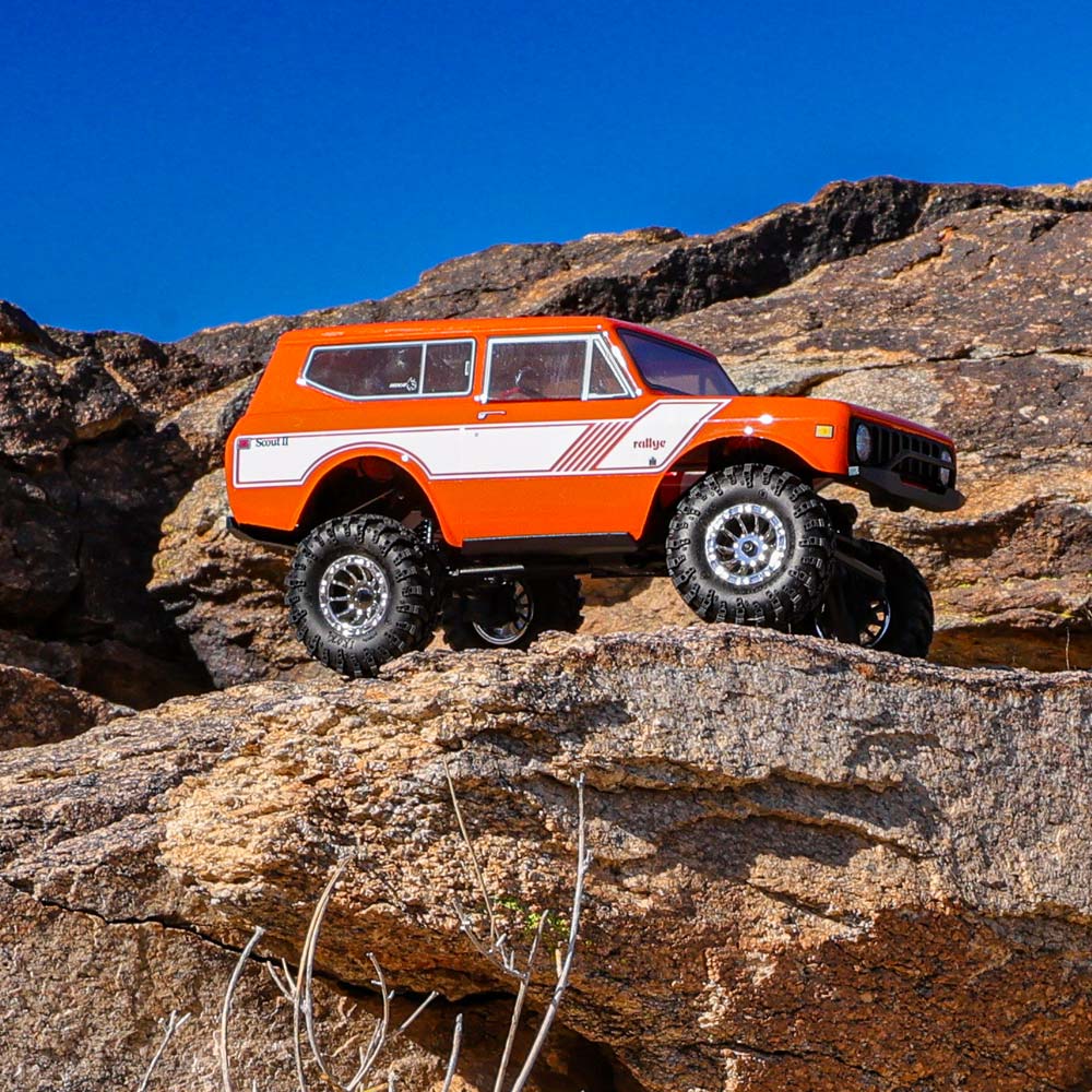 Redcat Ascent-18 International Scout II - 1/18 Scale Brushed Electric Rock Crawler - Orange